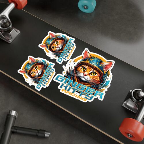 Ginger Kitty Racing Vinyl Decals - FREE SHIPPING