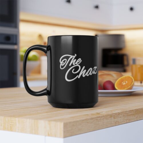 The Chaz Black Mug (15oz) (Free Shipping)