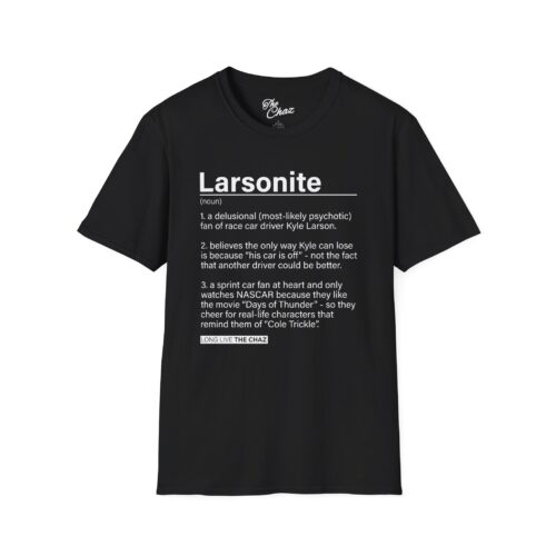 LARSONITE Unisex Softstyle T-Shirt: Casual Comfort, Everyday Wear, Gift for Friends, Festival Fashion, Statement Piece