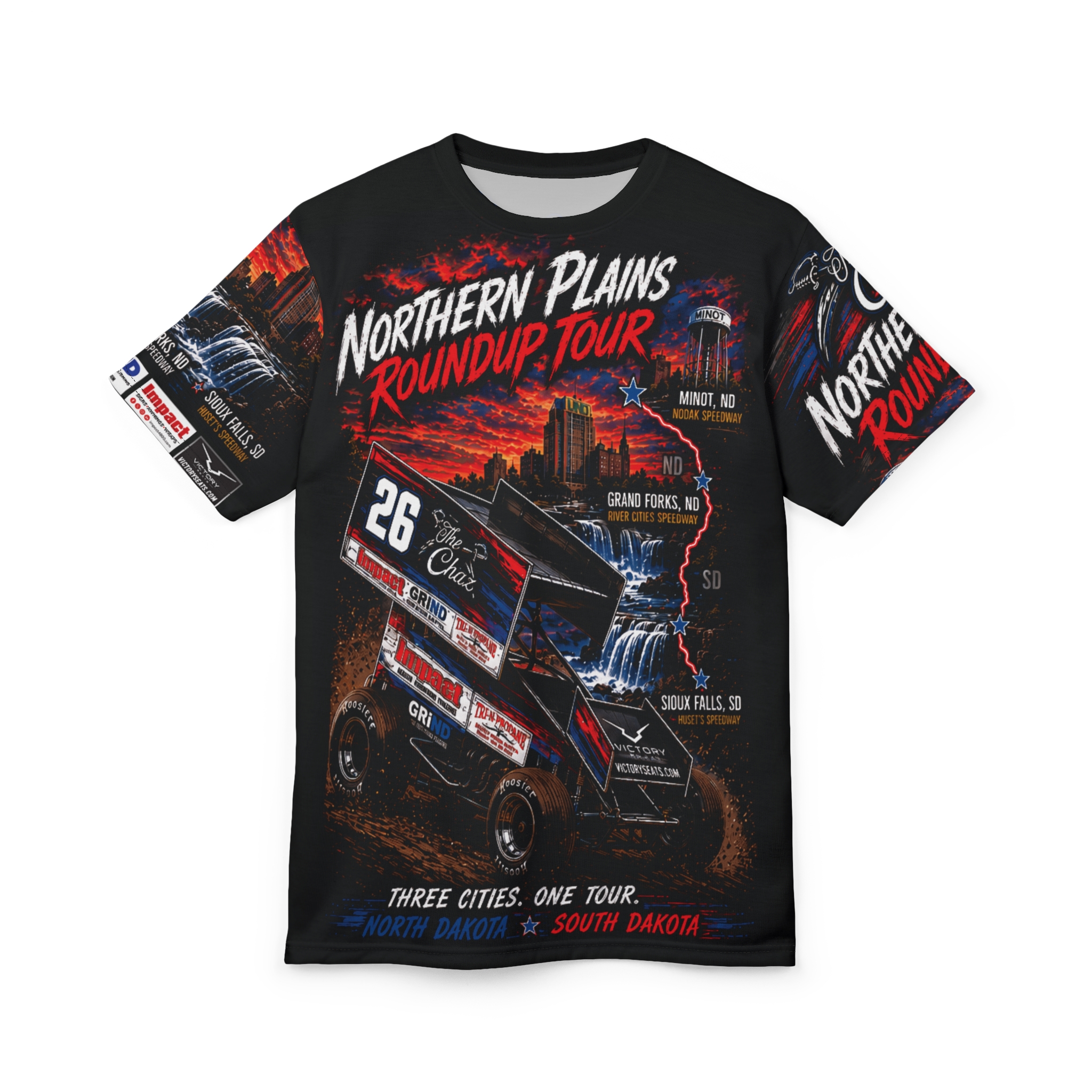 The Chaz "Northern Plains Roundup Tour" 2026 All-Over-Print Shirt