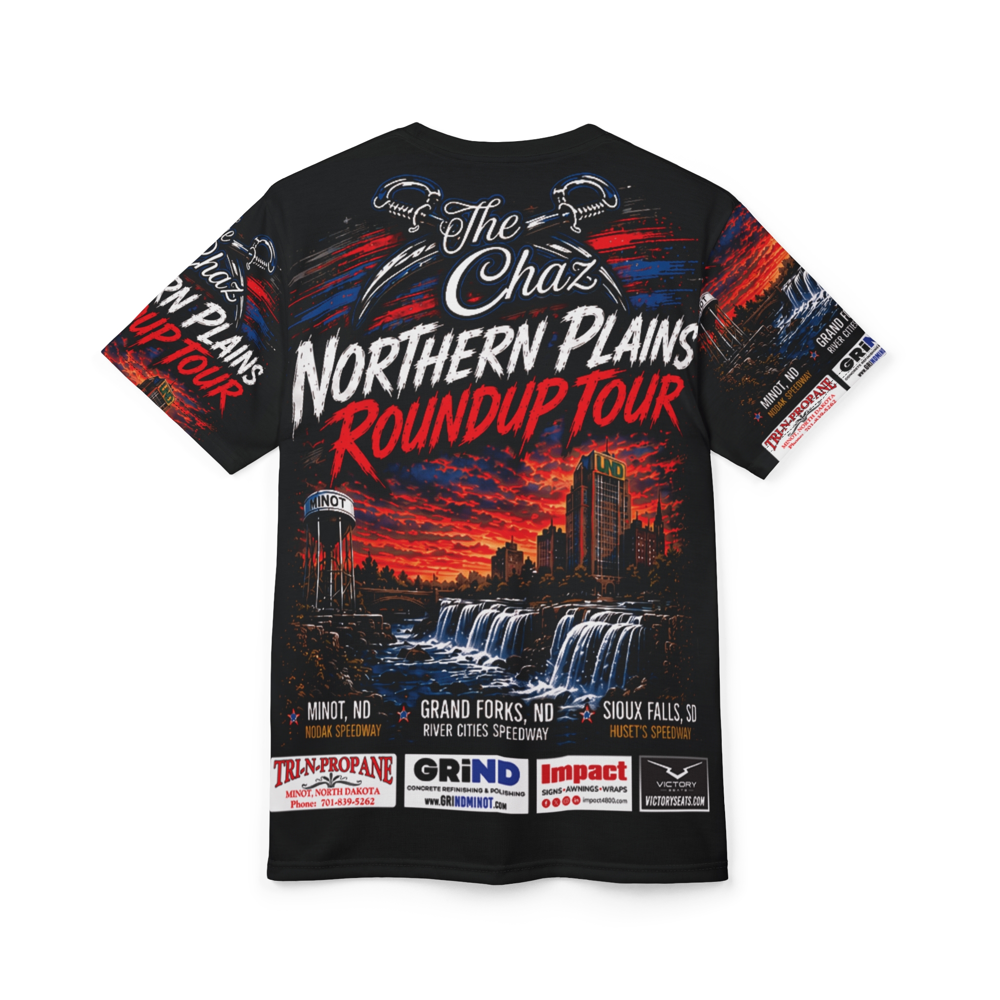 The Chaz "Northern Plains Roundup Tour" 2026 All-Over-Print Shirt - Image 2